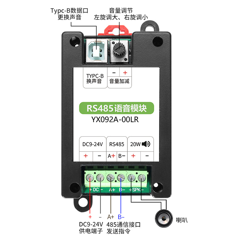 南宫娱乐NG28RS485语音？閙odbus和谈导轨装置工业报警？閅X092A00LR