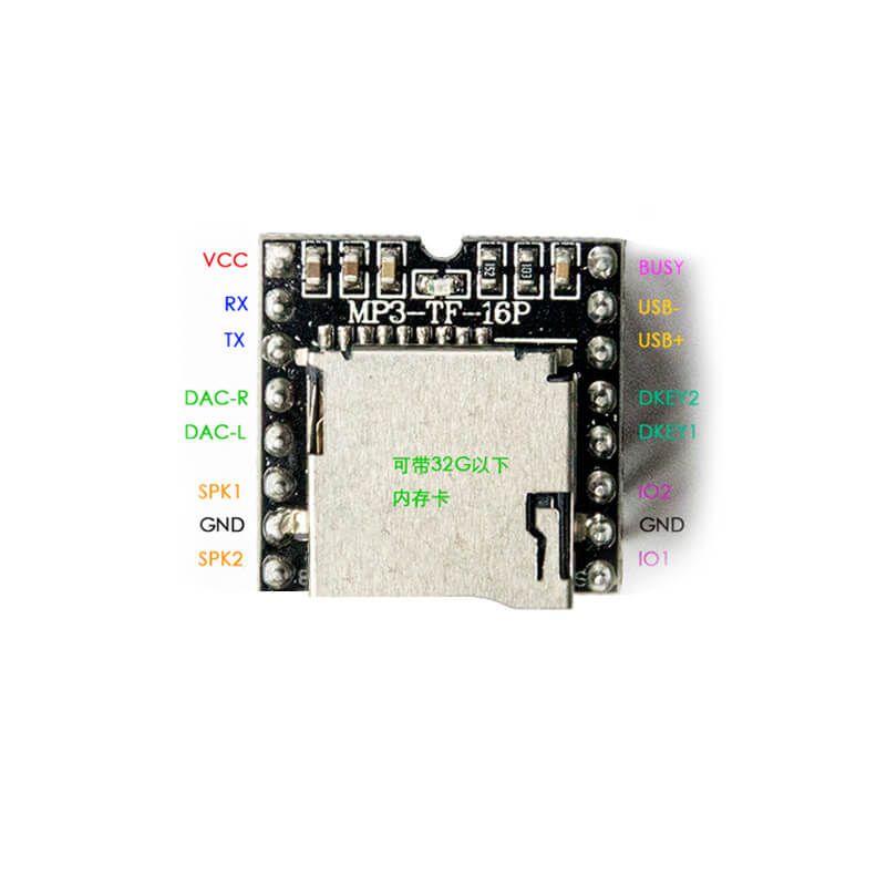 MP3-TF-16P提供串口的MP3？